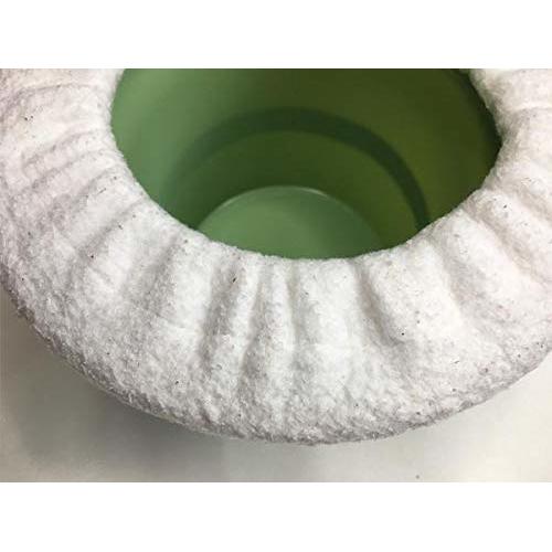 Top Hat Potty for Newborn Infant Potty Training | Elimination Communication | Includes 100% Cotton Undyed Fleece Cozy | Anti-Slip Rubber Band | for EC Baby Potty Training (Green)