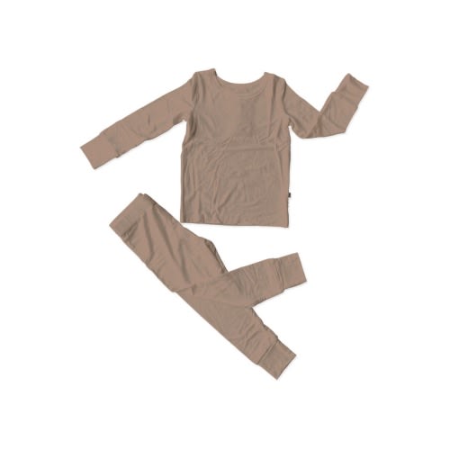 Kid's Spring Solid 2-Piece Long Sleeve Set, 5-6