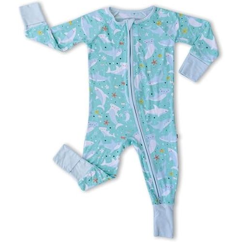 Little Sleepies Pajamas for Baby Boys & Girls, Viscose from Bamboo Baby Pajamas, Snug Baby Sleeper, Toddler PJs, 2-Way Zipper