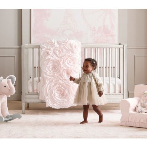 Monique Lhuillier Rosette Baby Quilt | Pottery Barn Kids