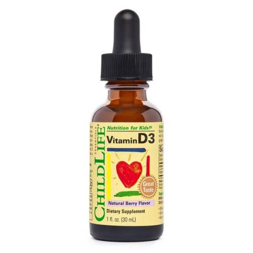 ChildLife Essentials Vitamins D3 Liquid - 1 fl oz: Gluten-Free, Wheat Free, Soy-Free, Non-GMO