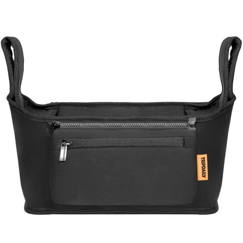 Stroller Organizer, Non Slip Straps Stroller With Insulated Cup Holder Fits for UPPABABY, Detachable Bag for Phone, Stroller Organizer Bag Compatible with Various Brands of Stroller