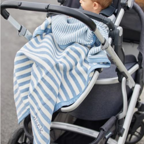 Baby Blues Mini Stroller Blanket