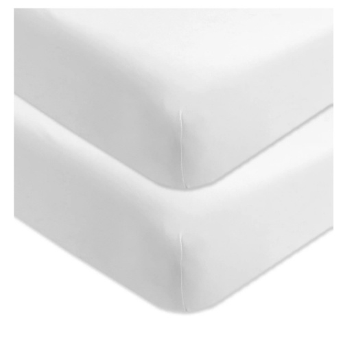 2-Pack Organic Cotton Fitted Crib Sheets | Honest Baby Clothing