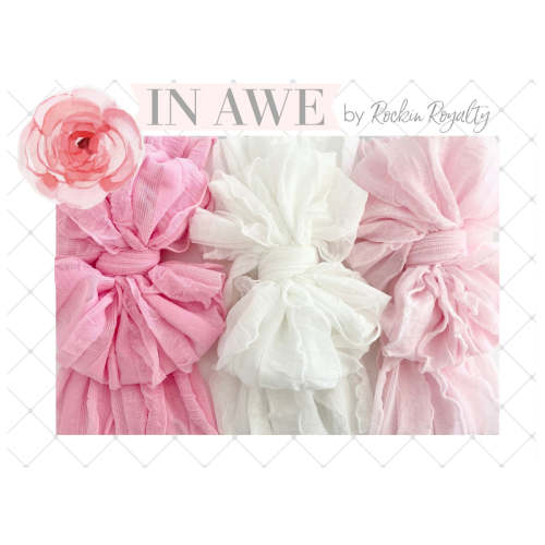 Pretty in Pink Headband 3 pack set