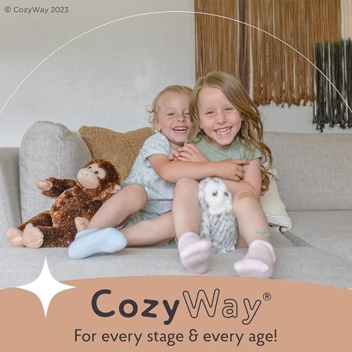 CozyWay Non-Slip Baby and Toddler Ankle Socks with Grips - Low Cut Socks for Girls and Boys with Grippers