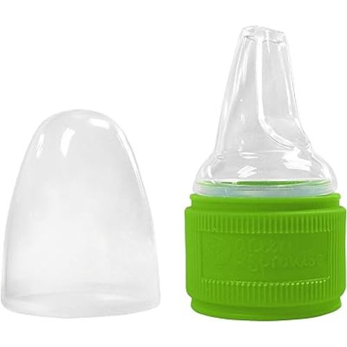 Spout Adapter for Water Bottle, Quickly Converts a Standard Bottle into a Sippy Cup, Collar Fits Two Bottle Sizes, One Size