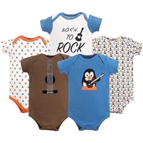 Luvable Friends Unisex Baby Cotton Bodysuits