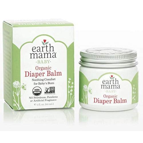 earth mama organic diaper balm calendula cream, 2-fluid ounce