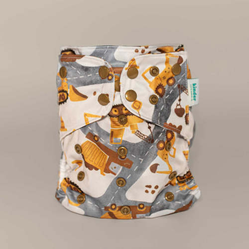 Construction Zone Pocket Cloth Diaper