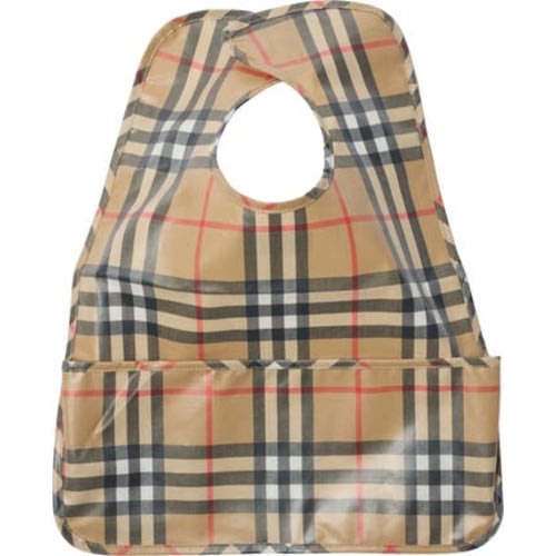 Check Coated Cotton Bib