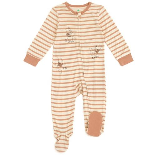 Disney Winnie The Pooh Newborn Baby Boys Bamboo Zip Up Sleep N' Play Newborn