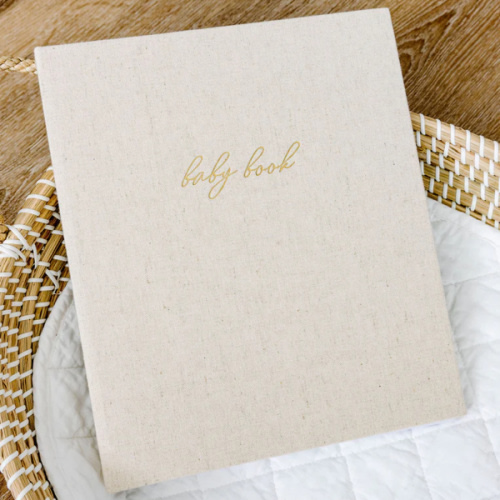 First Year Baby Memory Book - Sand