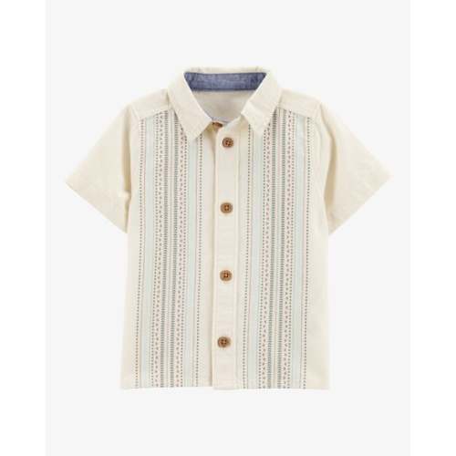 Baby Geometric Print Button-Front Shirt - OshKosh | Carter's