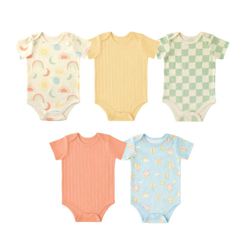 Member's Mark Baby 5-Pack Organic Cotton Bodysuit - Sam's Club