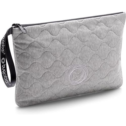 Bugaboo Changing Clutch with Removable Changing Mat – Compact Diaper Organizer & Travel Changing Station – Water‑Repellent, Machine‑Washable Fabric – Universal Fit