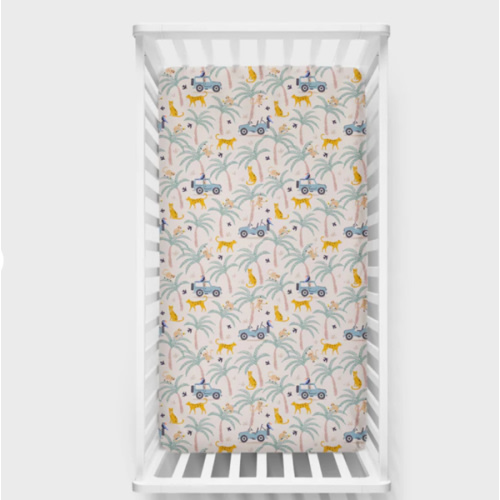 Wild Escape Fitted Crib Sheet | Little Sleepies