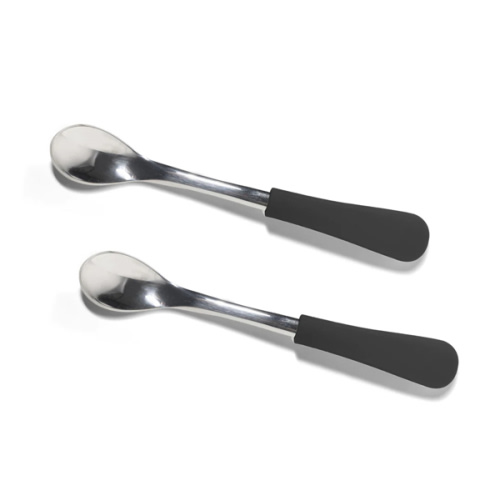 Avanchy | Stainless Steel Infant Spoons - BLW Baby Self Feeding Spoon - Avanchy Sustainable Baby Dishware