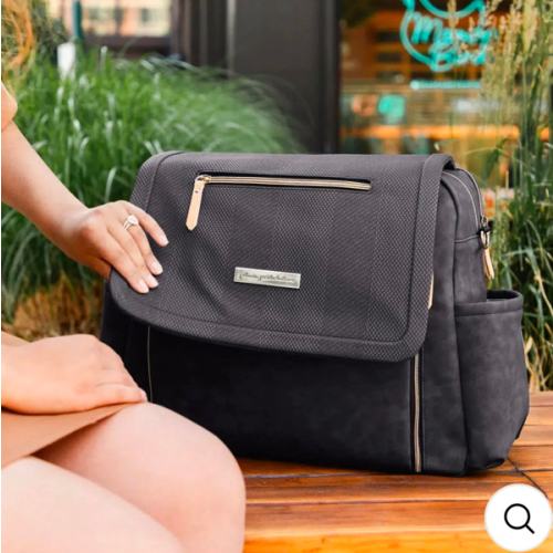 Boxy Backpack Deluxe in Carbon Cable Stitch