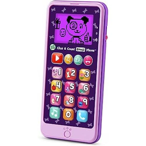 LeapFrog Chat and Count Emoji Phone, Purple