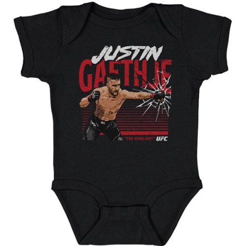 Infant 500 Level Black Justin Gaethje Power Punch Body Suit