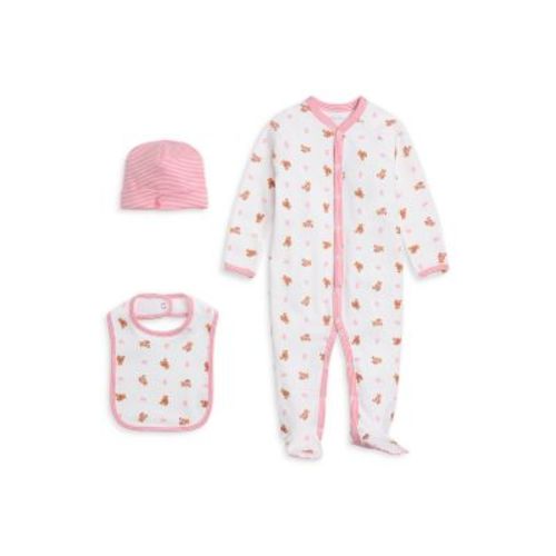 Polo Girls' Cotton 3-Piece Gift Set - Baby