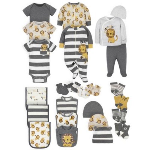Gerber Baby Boy Shower Gift Set, 25-Piece (Newborn-0/3M)