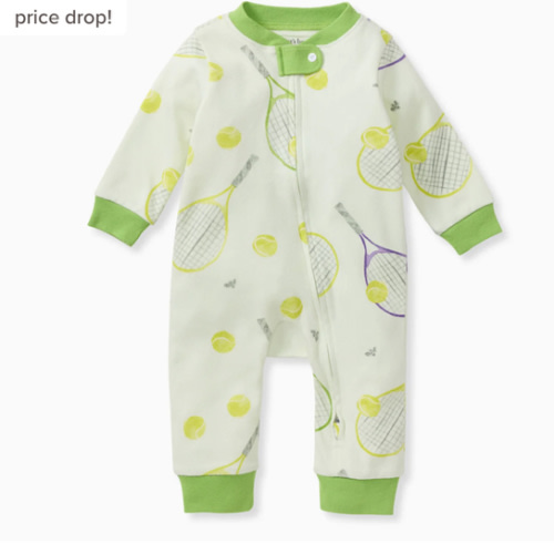 Tennis Organic Cotton Sleep & Play – Burt's Bees Baby