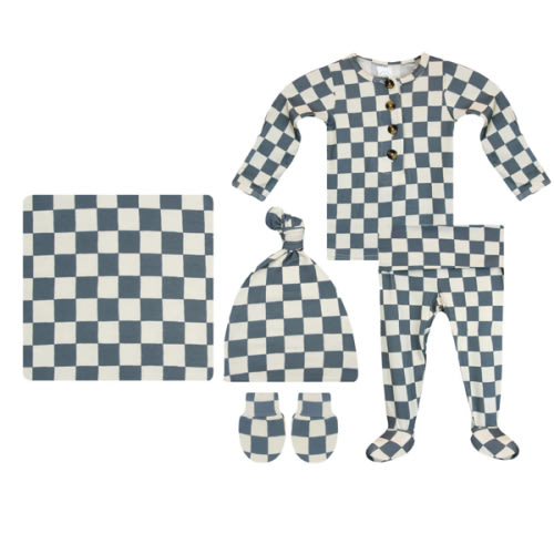 Miles Newborn Hat Bundle (Top + Bottom) – Lou Lou & Company