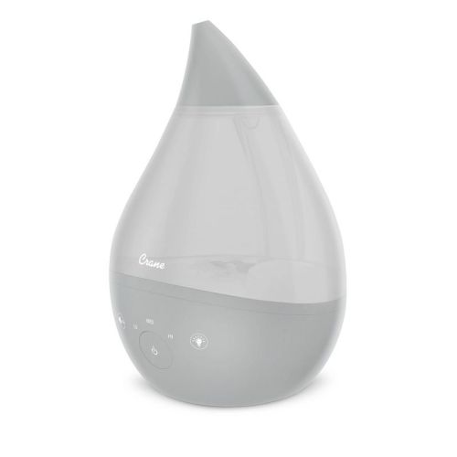 Crane Humidifier with Sound Machine and Nightlight - Gray
