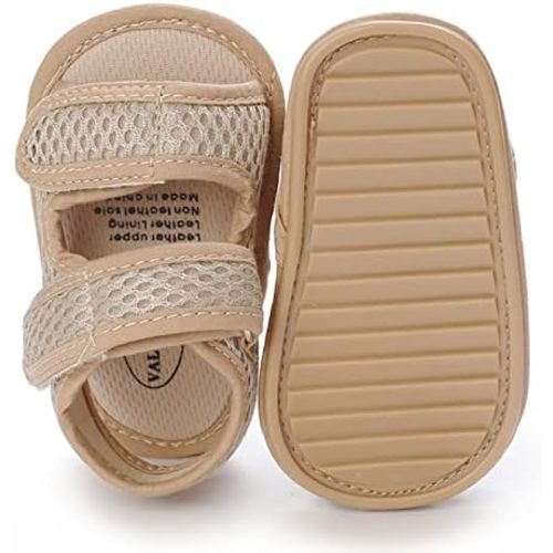 E-FAK Baby Boys Girls Summer Sandals Outdoor Beach Anti-Slip Rubber Soft Sole Newborn Toddler First Walker Shoes