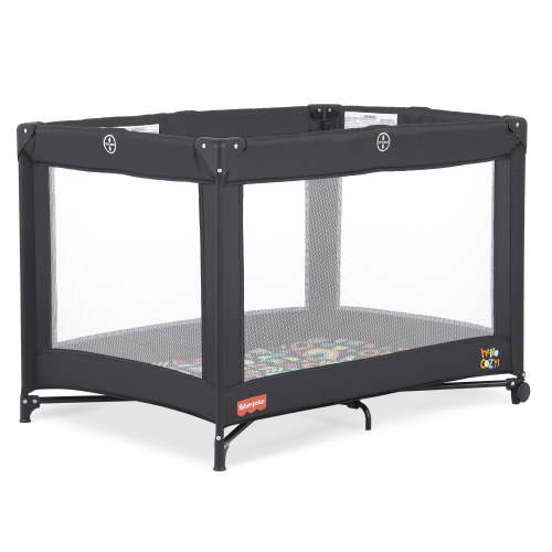 Fisher Price Play All Day Playard By Dream On Me, Rainbow Black