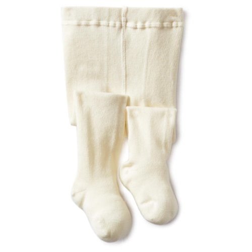 Jefferies Socks Baby-girls Infant Seamless Organic Cotton Tights