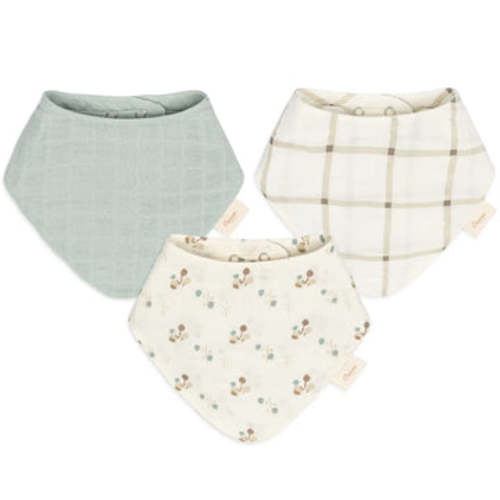 Crane Baby Poppy Organic Bib Set | Hazel & Fawn– Hazel & Fawn
