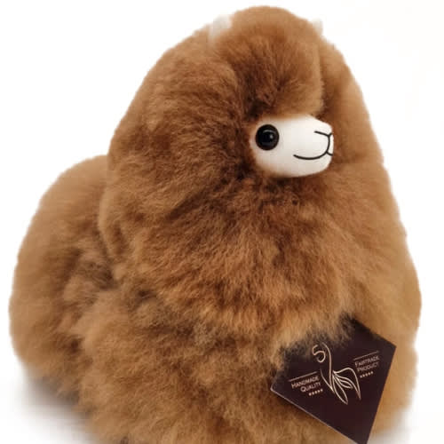 Inkari Alpaca Stuffed Animals - Naturals Hazelnut