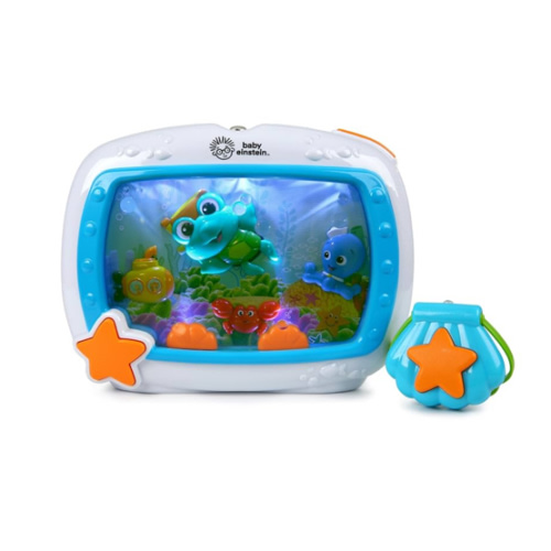 Baby Einstein Sea Dreams Soother Musical Crib Toy and Sound Machine, Newborn and up
