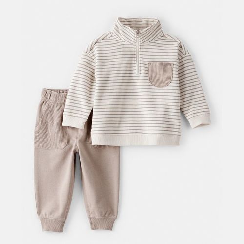 Baby Carter's 2-Piece Soft Quarter-Zip & Jogger Set