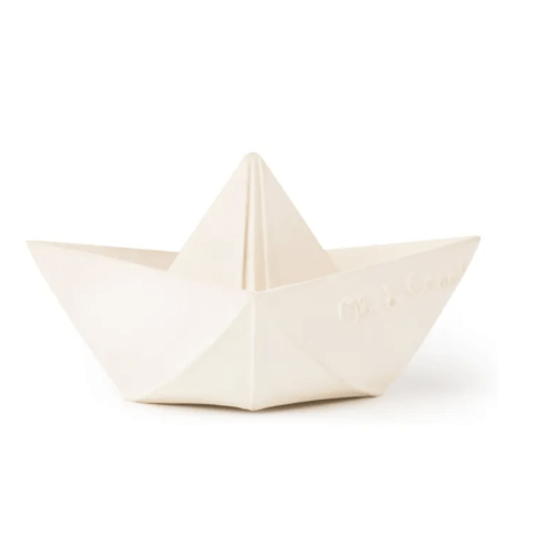 Origami boat bath toy