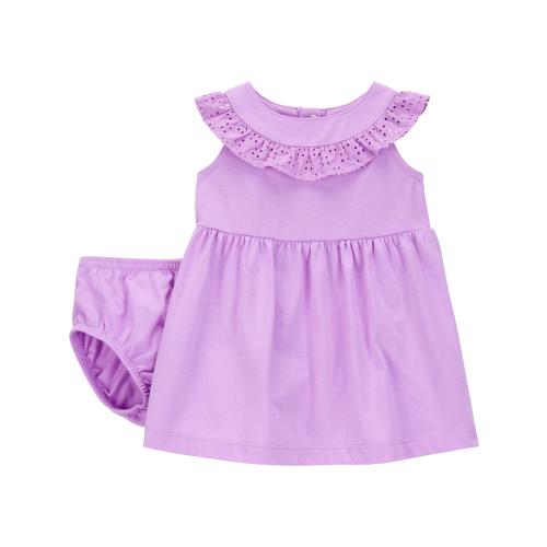 Carter's Child of Mine Baby Girl Dress, S2-Piece, Sizes 0/3-24 Months