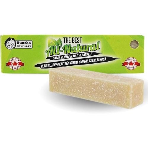 BunchaFarmers All Natural 100% Biodegradable Environmentally Friendly Stain Remover Stick (Made in Canada)