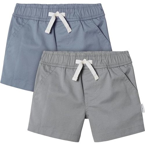Gerber Baby Shorts | Grey/Blue | Size 0-3M