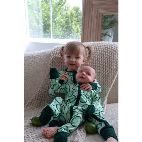 Lime Green Baby Romper