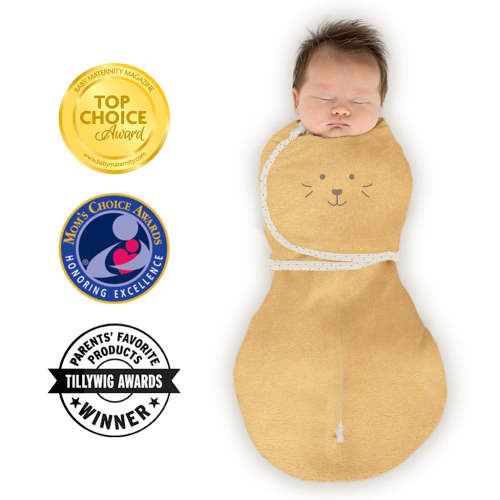 Omni Swaddle Sack with Wrap - Arms Up Sleeves & Mitten Cuffs, Heathere – SwaddleDesigns