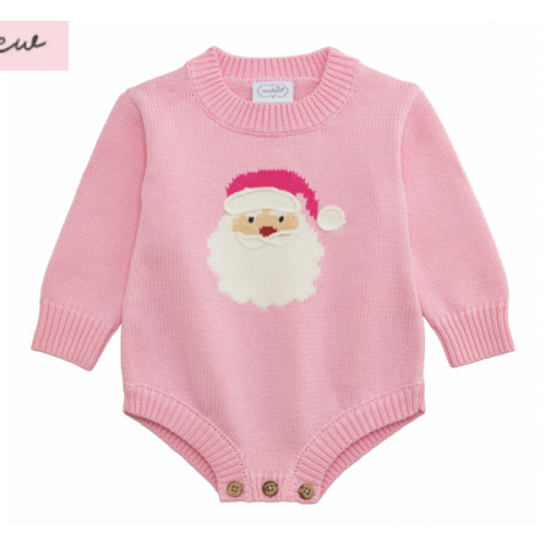 Pink Santa Baby Sweater Bubble