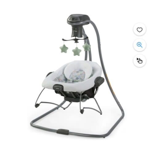 Graco Simple Sway 2-in-1 Infant Baby Swing, Emersyn - Walmart.com