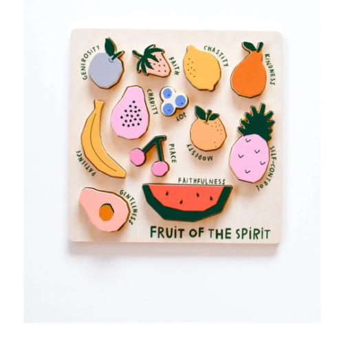 Fruit of the Spirit Wooden Puzzle | littlelightcollective