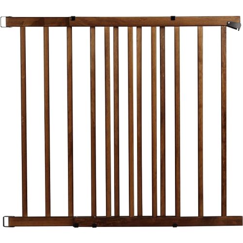 Evenflo Walk-Thru Top Of Stairs Baby Gate (Farmhouse Collection), 48"W x 32"H