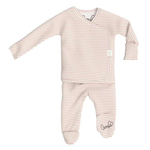 Footie - Berry Twist – Bonsie Skin to Skin Babywear