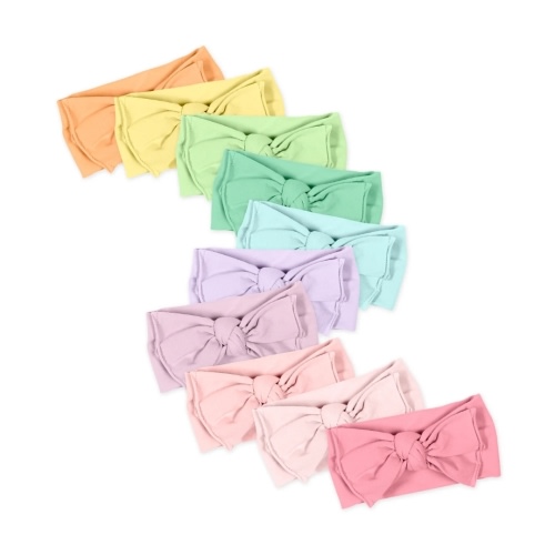 10-Pack Organic Cotton Bow Headbands | Honest Baby Clothing