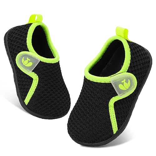 FEETCITY Baby Boys Girls First Walking Shoes Infant Sneakers Crib Shoes Breathable Lightweight Slip On Shoes